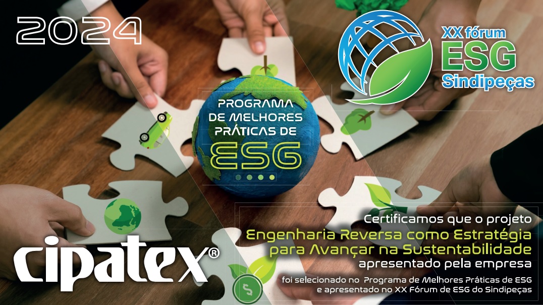 Case da Cipatex® é selecionado pelo Programa Melhores Práticas ESG do Sindipeças