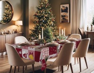 Decorelli® lança novas estampas de toalhas de mesa para o Natal